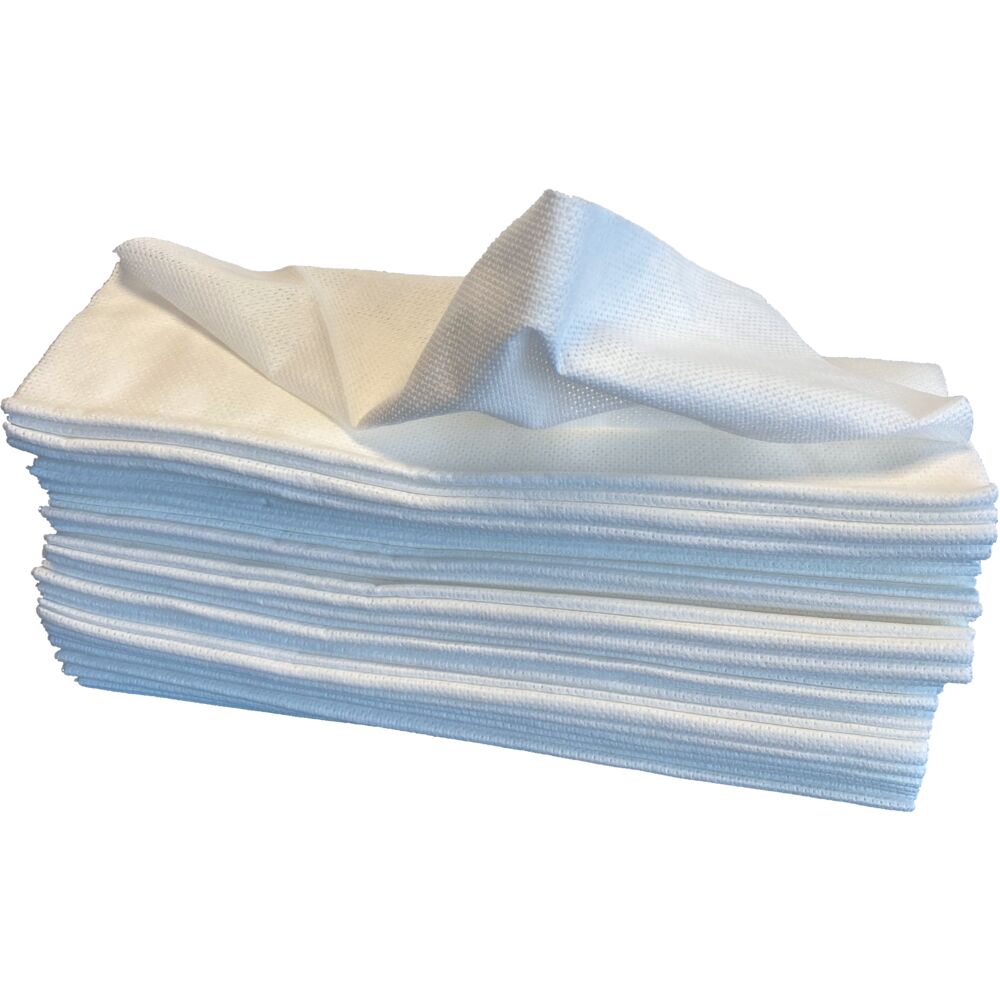 Allbruksklut, ABENA, 42x35cm, 1-lags, 10,5cm interfold, hvit, viskose