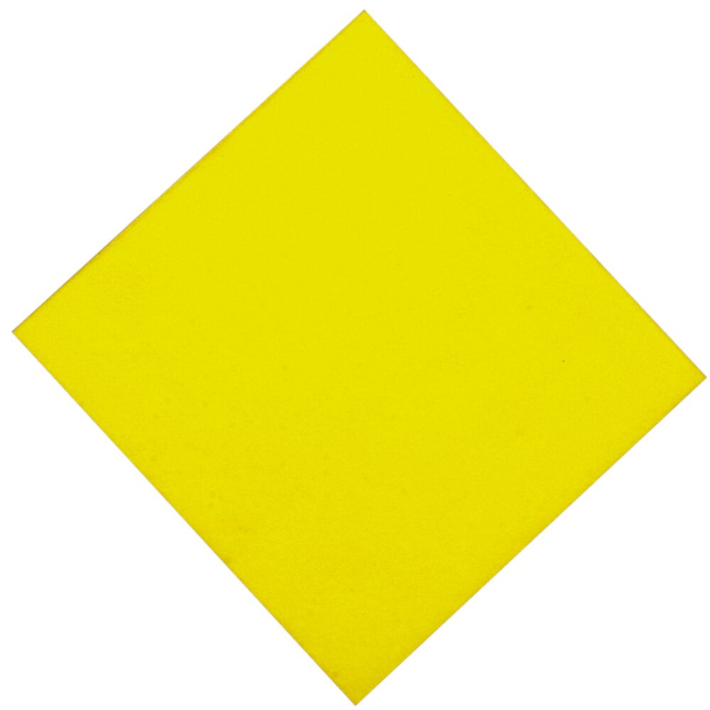 Alt-mulig-klut, 38x38cm, gul, perforert