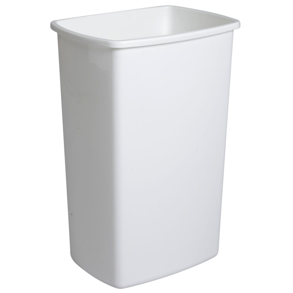 Avfallsbeholder, V-Part, Hvit, 50 l, 40x30x58,5cm, plast, forberedt til veggmontering