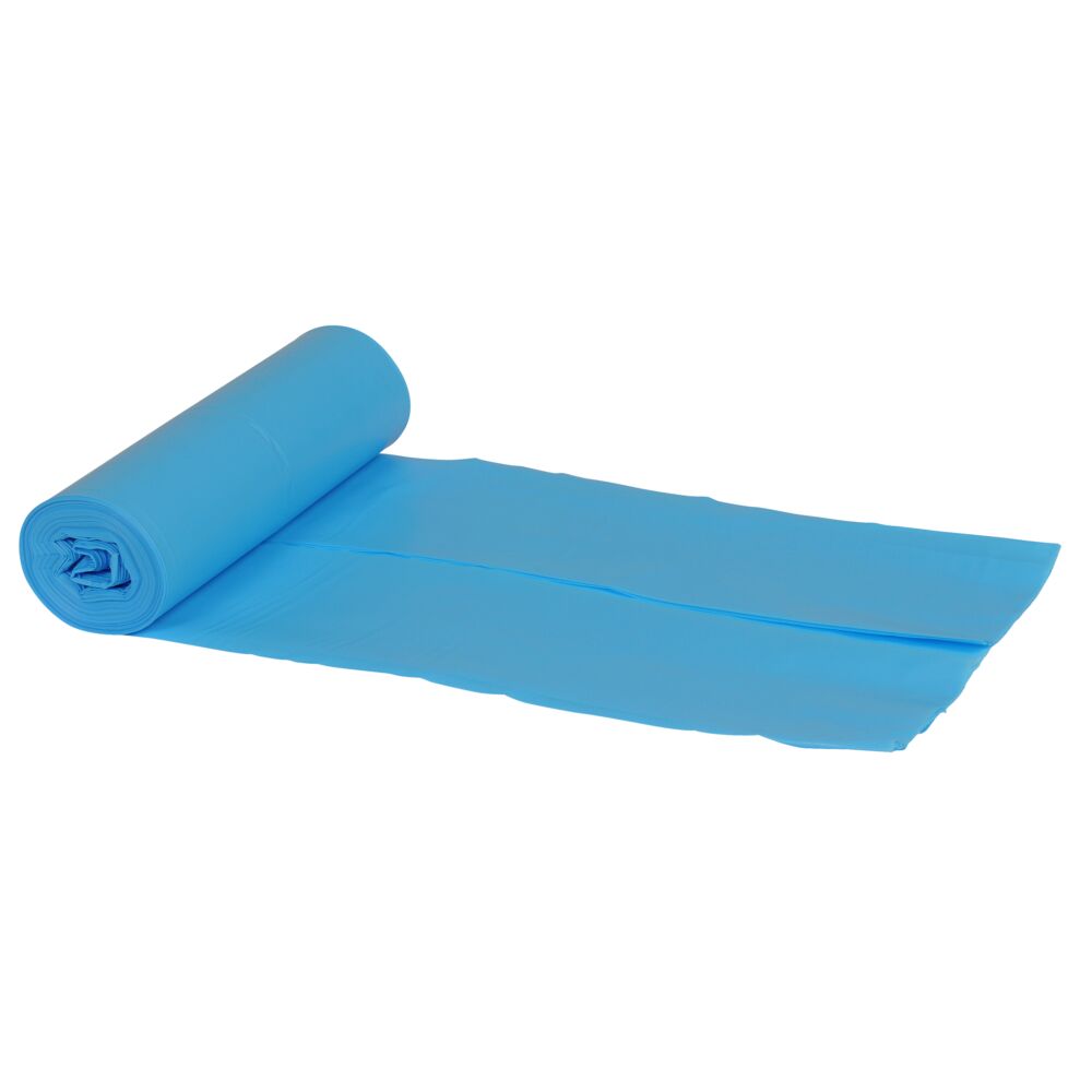 Avfallssekk, ABENA, Blå, 120 l, 76x103cm, 35my, LDPE/virgin, 10stk/rl
