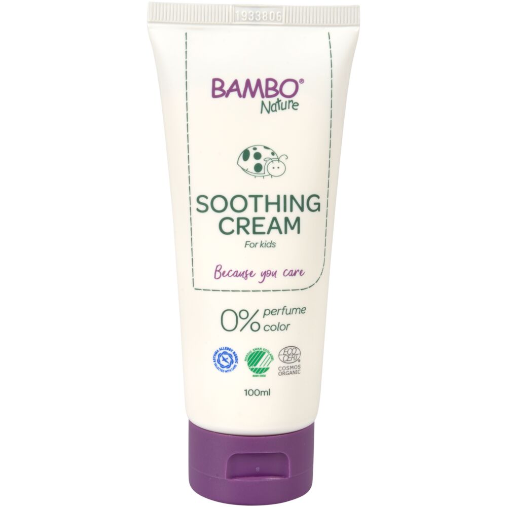 Babykrem, Bambo Nature, 100 ml, uten farge og parfyme