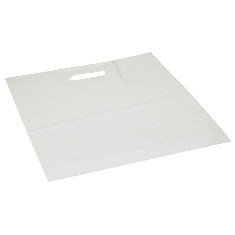 Bærepose, 15 l, 40x45cm, 40 my, hvit, LDPE/virgin