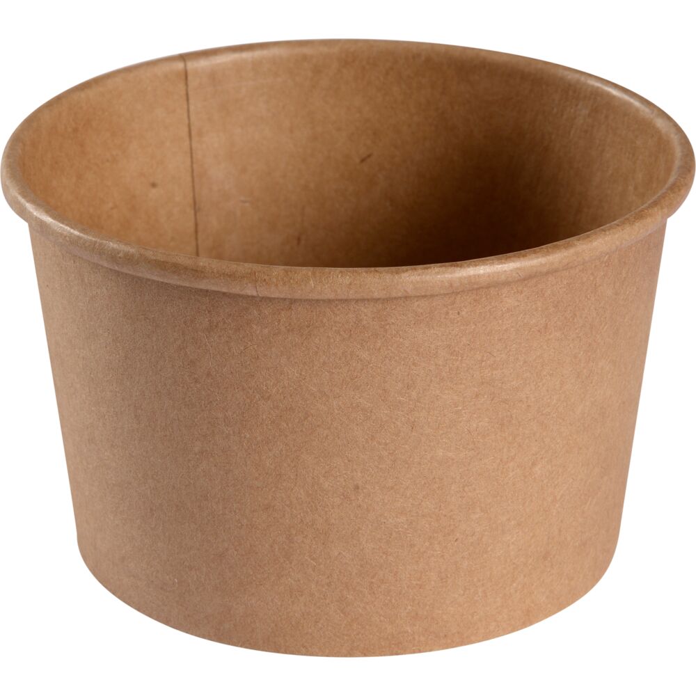 Beger, ABENA Gastro, 240 ml, 8 oz, 5,9cm, Ø9,7cm, brun, kraft/PE