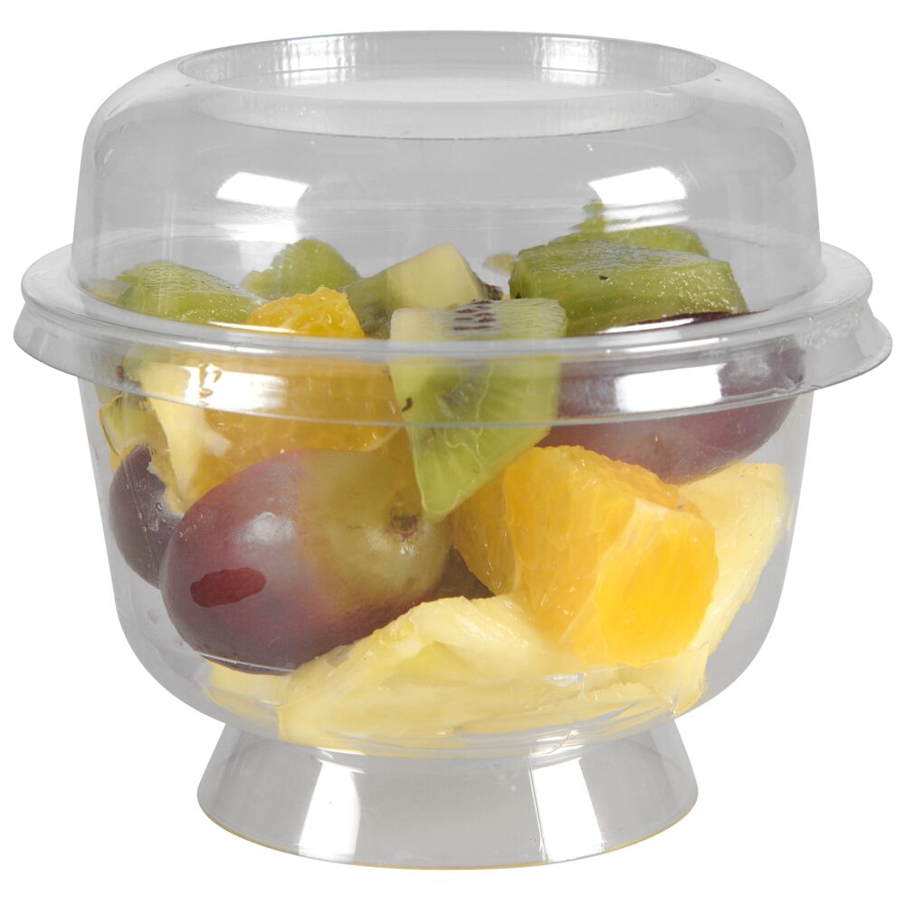 Dessertbeger, 6cm, Ø9,5cm, 200 ml, 220 ml, klar, PS, på fot
