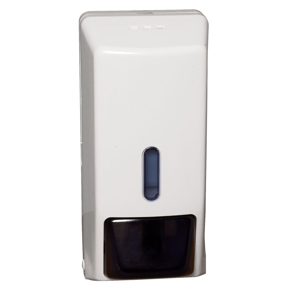 Dispenser, nøytral, 700 ml, hvit, plast, til såpe