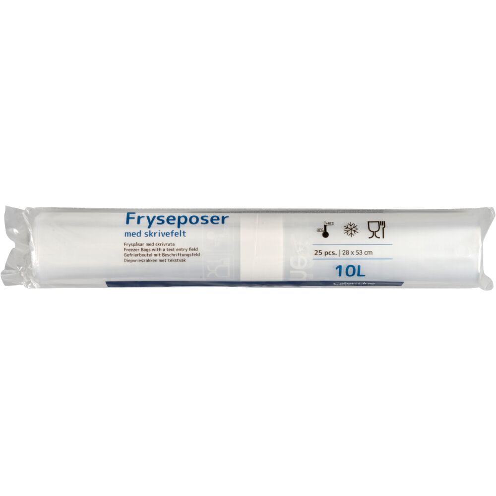 Frysepose, ABENA Cater-Line, 10 l, 28x53cm, klar, LDPE/LLDPE/virgin