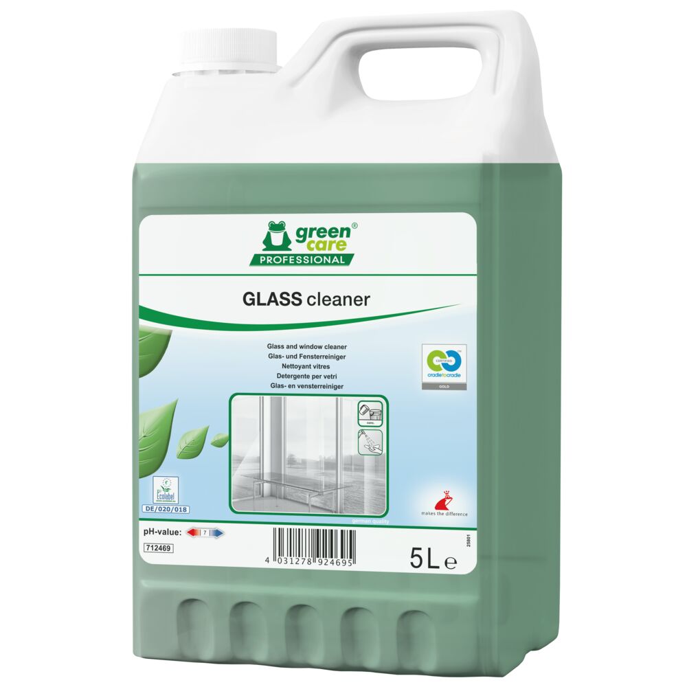 Glasrens, Green Care Professional GLASS Cleaner, 1 l, med farve og parfume