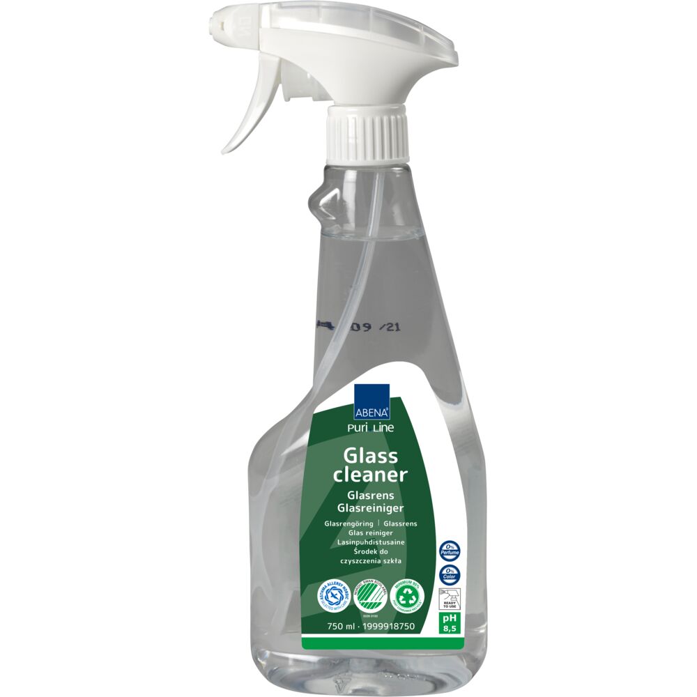 Glassrens, ABENA Puri-Line, 750 ml, klar-til-bruk, uten farge og parfyme