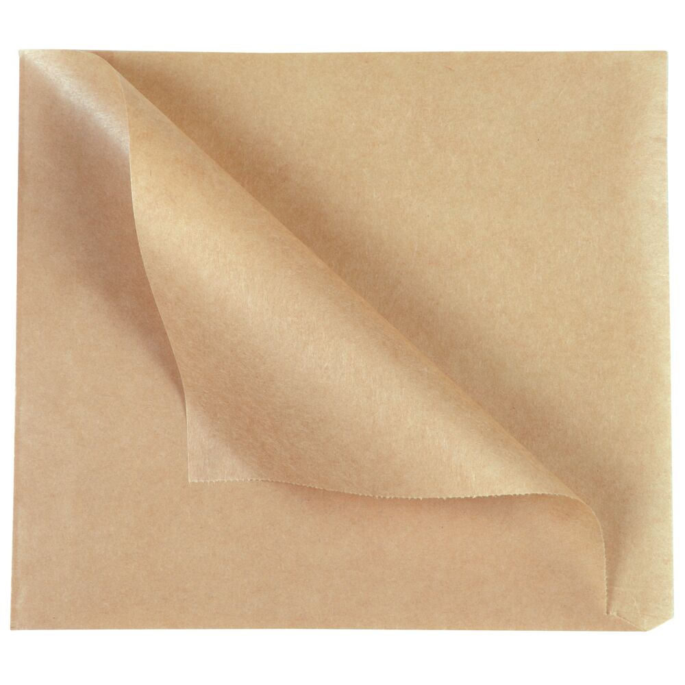 Hamburgerlomme, S, 14x14cm, 40 g/m2, brun, papir/pergament