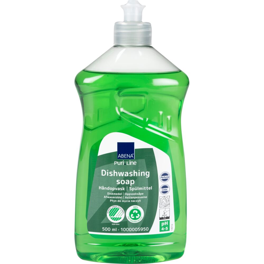 Håndoppvask, ABENA Puri-Line, 500 ml, med farge og parfyme