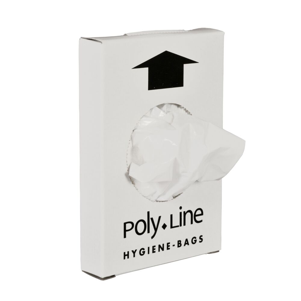 Hygienepose, ABENA, Hvit, 1 l, 12,5x24,5cm, 15my, HDPE/virgin, 30stk/pk