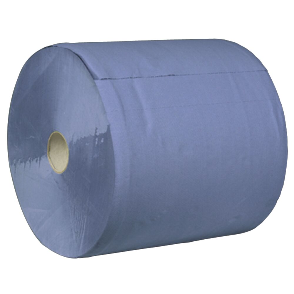 Industrirull, Nøytral Classic, 3-lags, 345m x35,7cm, blå, nyfiber, Ø34cm