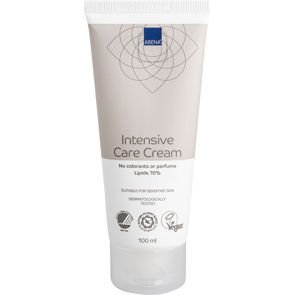 Intensive Care Cream, ABENA, 100 ml, uten farge og parfyme, 70% fett