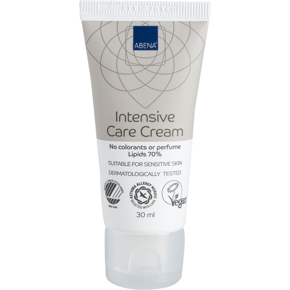 Intensive Care Cream, ABENA, 30 ml, uten farge og parfyme, 70% fett