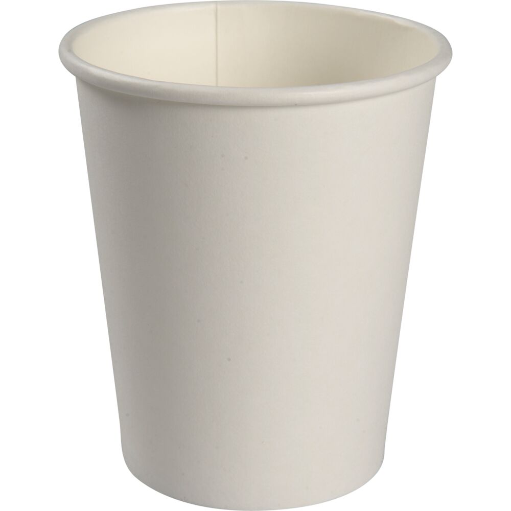 Kaffebæger Premium, ABENA Gastro, 9cm, Ø8cm, 24 cl, hvid, PE/pap, 8 oz