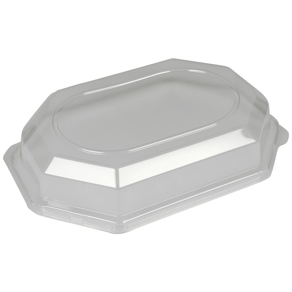 Lokk, 36x26x6,3cm, klar, RPET, til serveringsfat