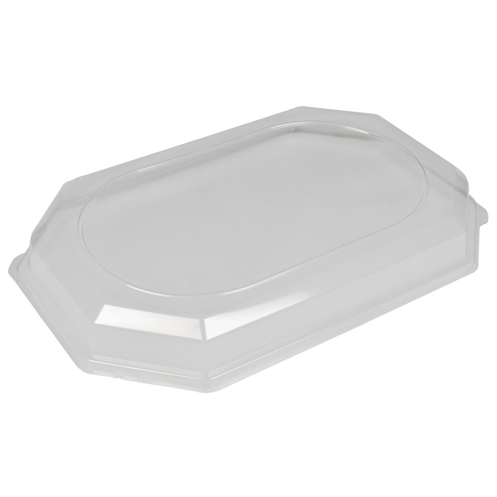 Lokk, 55x37,5x6,3cm, klar, RPET, til serveringsfat