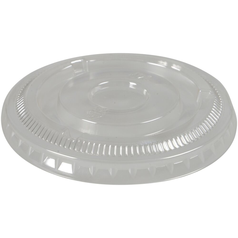 Lokk, Abena Cater-Line, Ø7,4cm, klar, PET, rund, til beger
