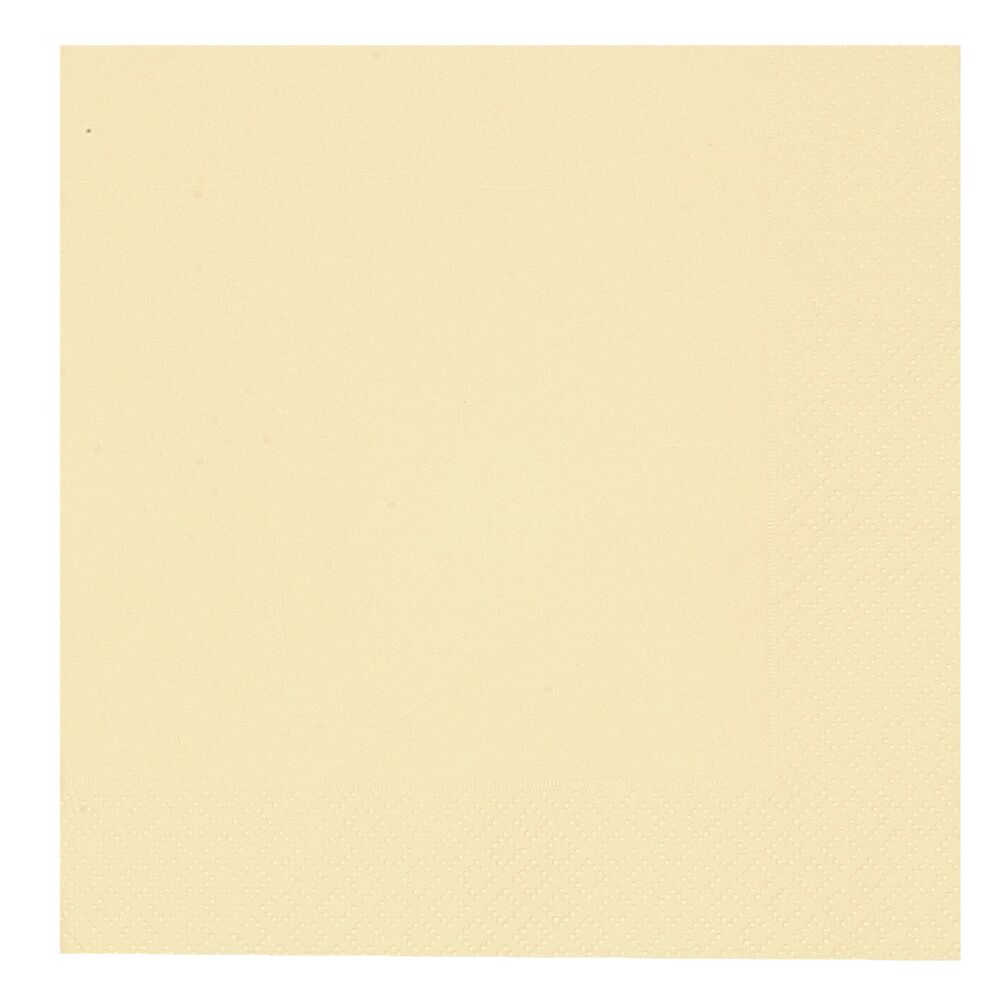 Middagsserviett, ABENA Gastro, 3-lags, 1/4 fold, 40x40cm, champagne, nyfiber