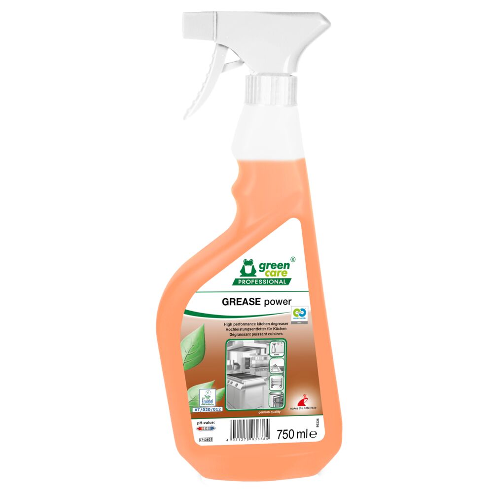 Ovn- og grillrengjøring, Green Care Professional GREASE Power, 750 ml, klar-til-bruk, med farge, ute