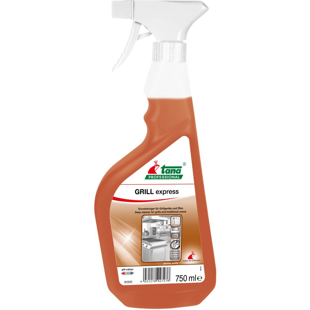 Ovn- og grillrengjøring, Tana Professional Grill express, 750 ml, klar-til-bruk, m/farge og parfyme