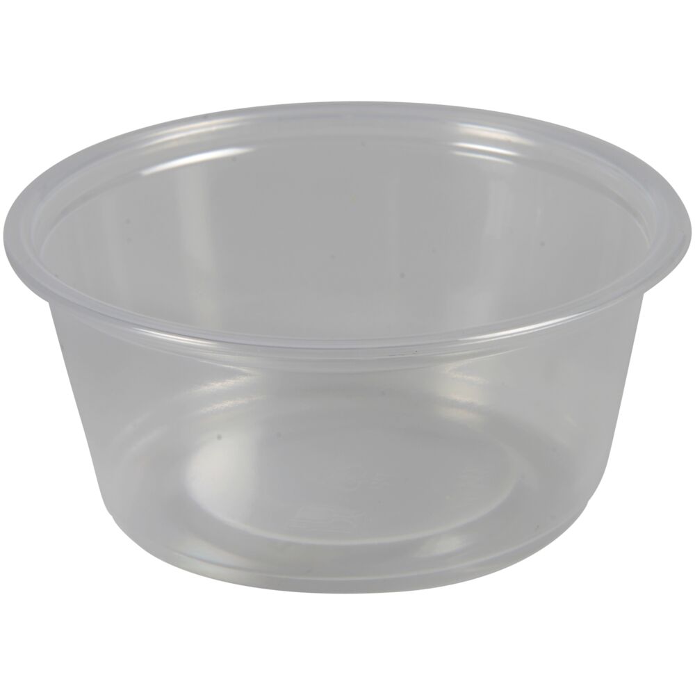 Porsjonsbeger, ABENA Cater-Line, 3,3cm, Ø7,4cm, 92 ml, 100 ml, 3,25 oz, klar, PP