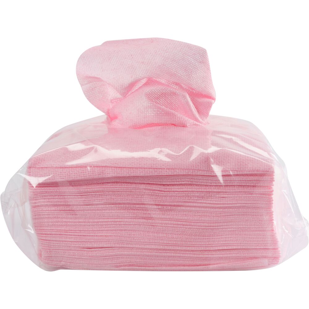 Rengjøringsklut, fargekodet, ABENA, 40x30cm, rød, polyester/viskose