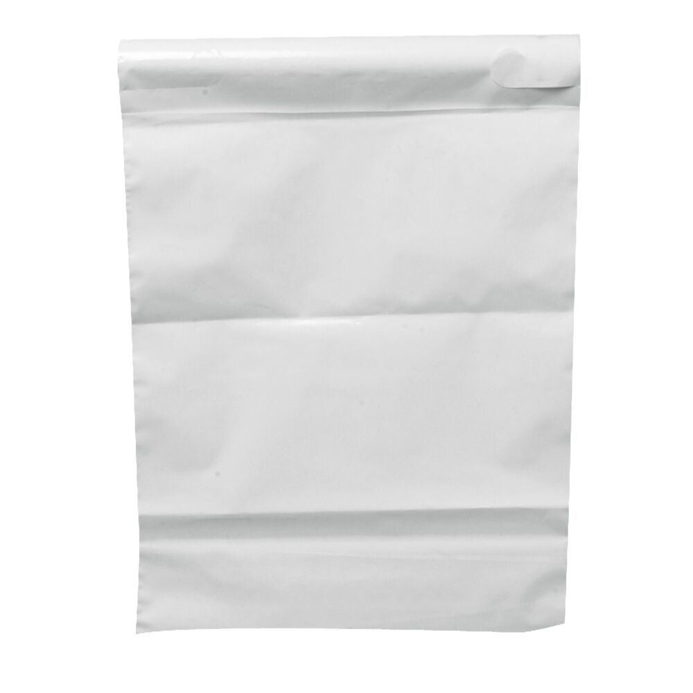 Sengebordpose, Hvit, 1,9 l, 20x25cm, 40my, LDPE/virgin