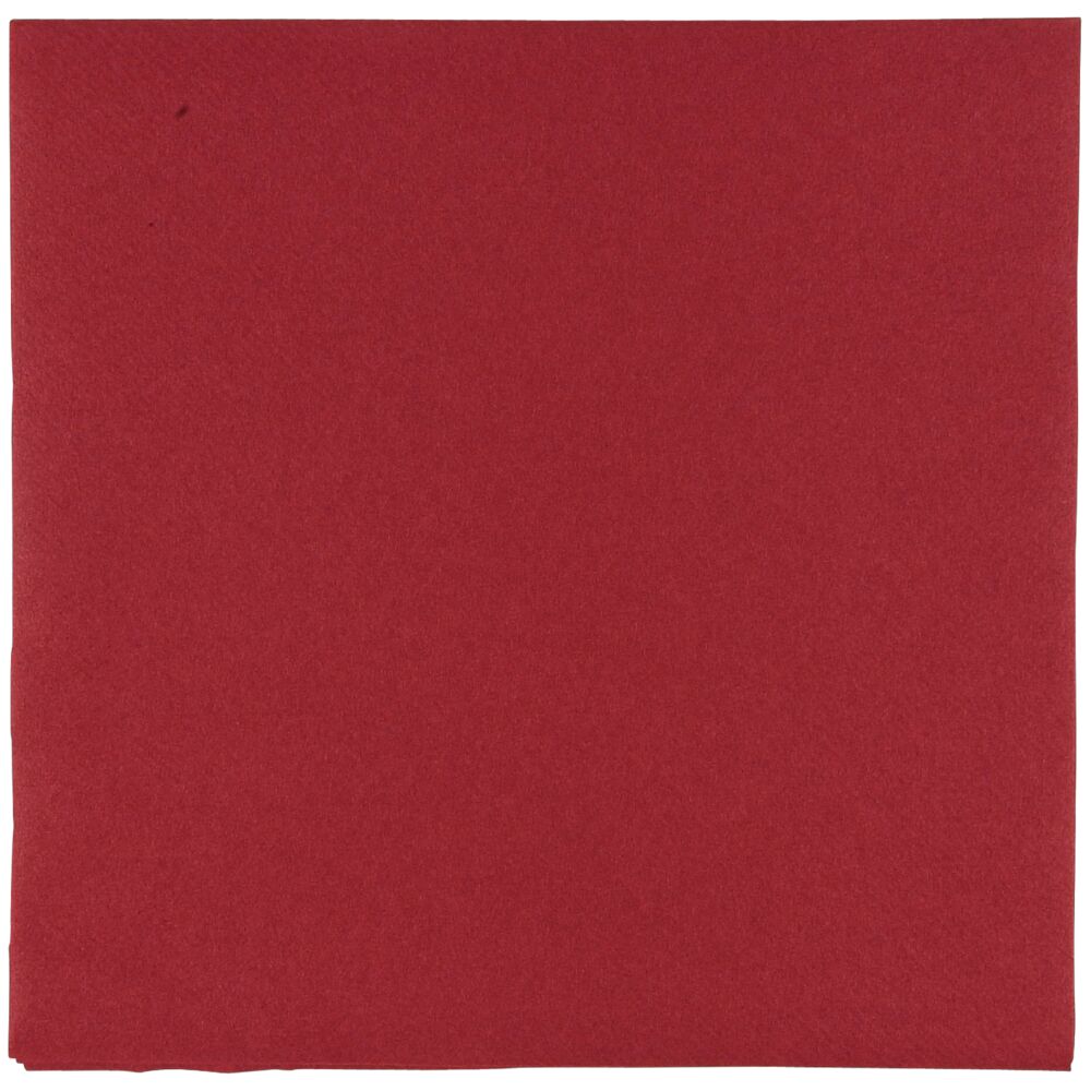 Serviett, middag, ABENA Gastro, 40x40cm, bordeaux, airlaid, 1/4 fold
