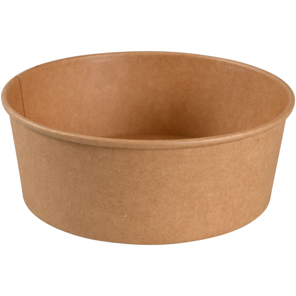 Skål, ABENA Gastro, 900 ml, 30 oz, 5,1cm, Ø18,7cm, brun, papp/PE