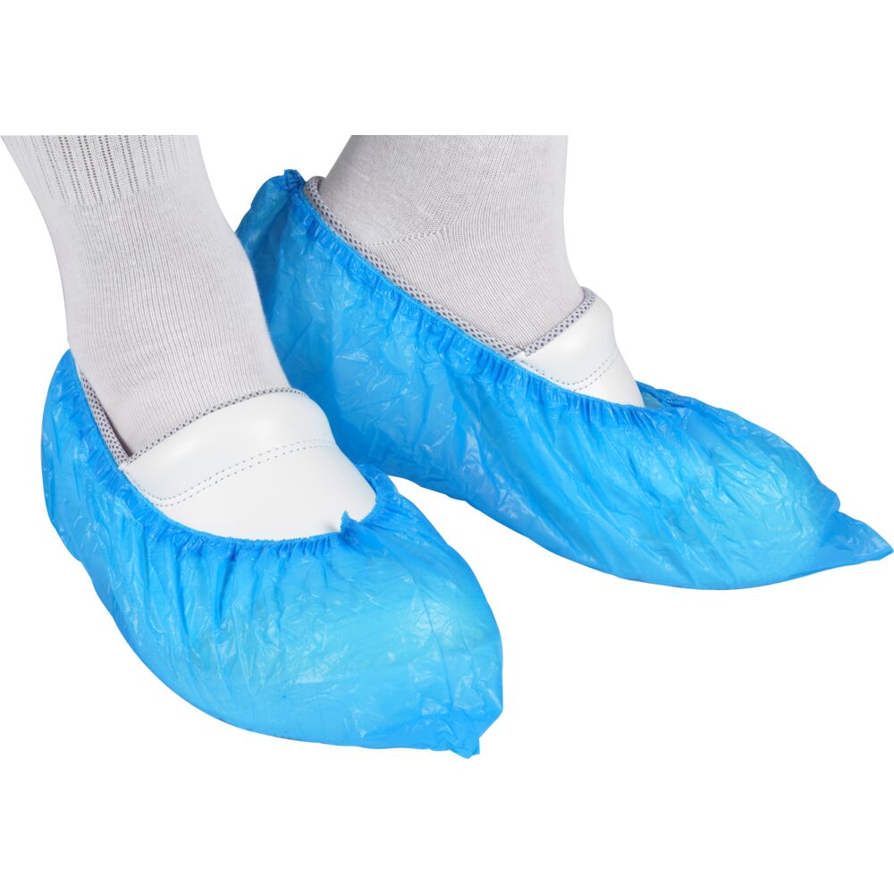 Skoovertrekk, ABENA, XL, 41x15cm, 30 my, blå, LDPE, usteril