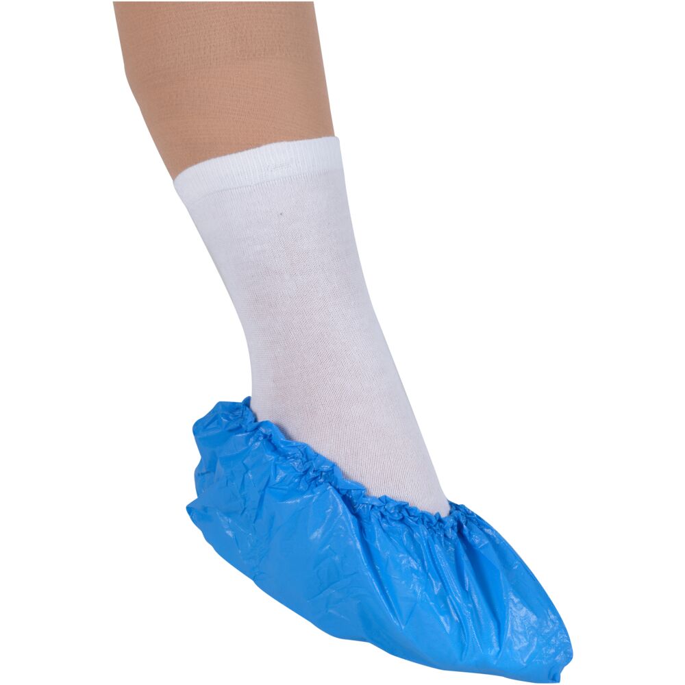 Skoovertrekk, ABENA, XL, 41x15cm, 35 my, blå, LDPE, usteril håndlaget