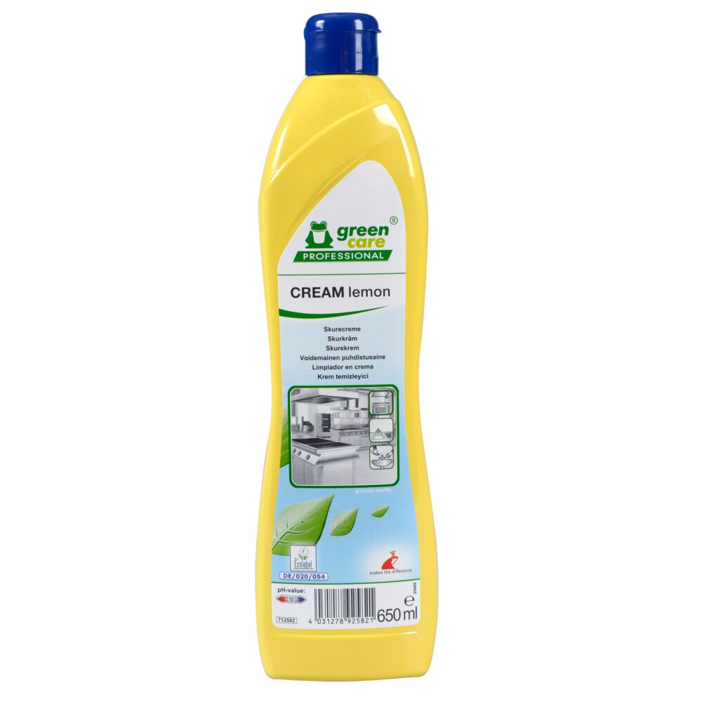 Skurekrem, Green Care Professional CREAM Lemon, 500 ml, uten farge, med parfyme