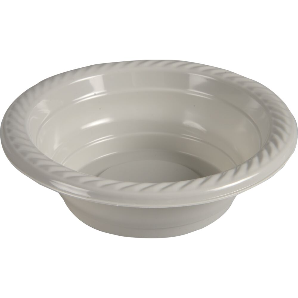 Tallerken, ABENA Gastro, Ø17cm, lysegrå, PP, dyp, flergangs
