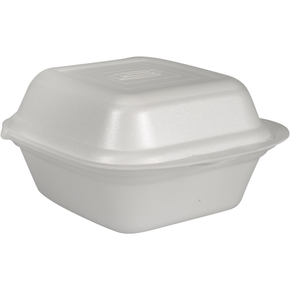 Termoboks, ABENA Gastro, 15x14,5x7,8cm, 1500 ml, hvit, XPS, 1-roms, med hengslet lokk