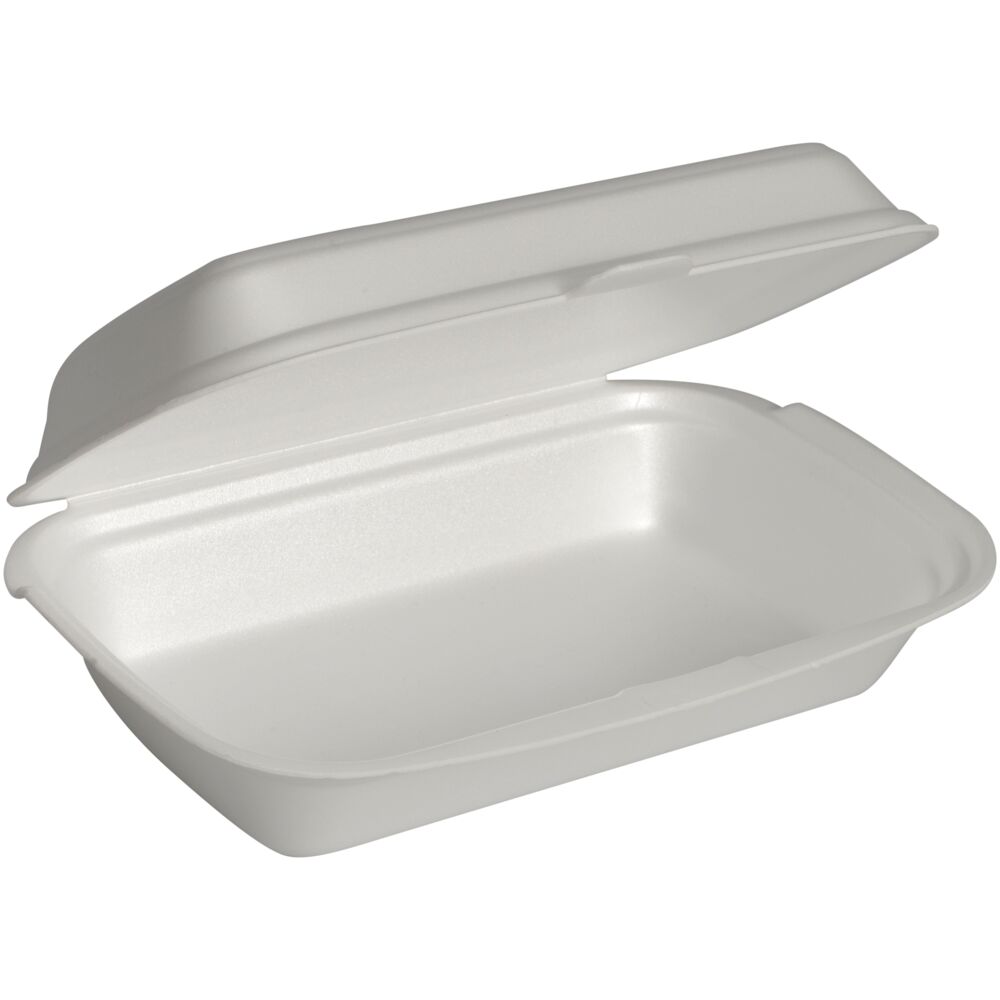 Termoboks, ABENA Gastro, 16x24x7,5cm, hvit, XPS, med hengslet lokk, avlang
