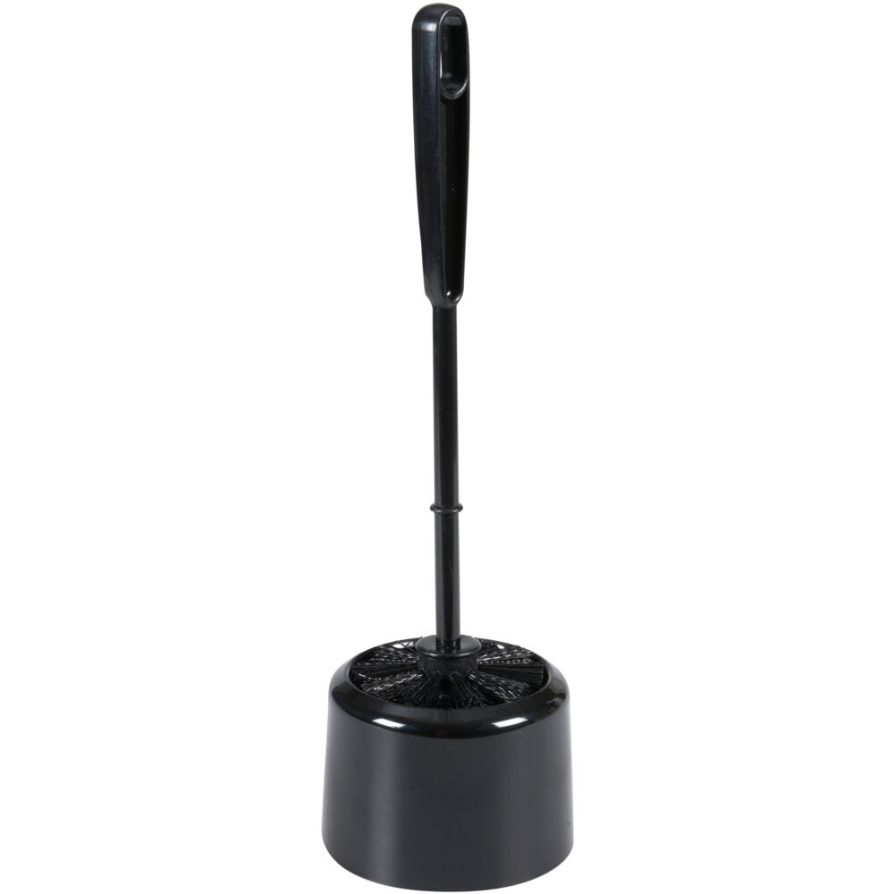 Toalettbørste, 35cm, Ø8cm, sort, PP