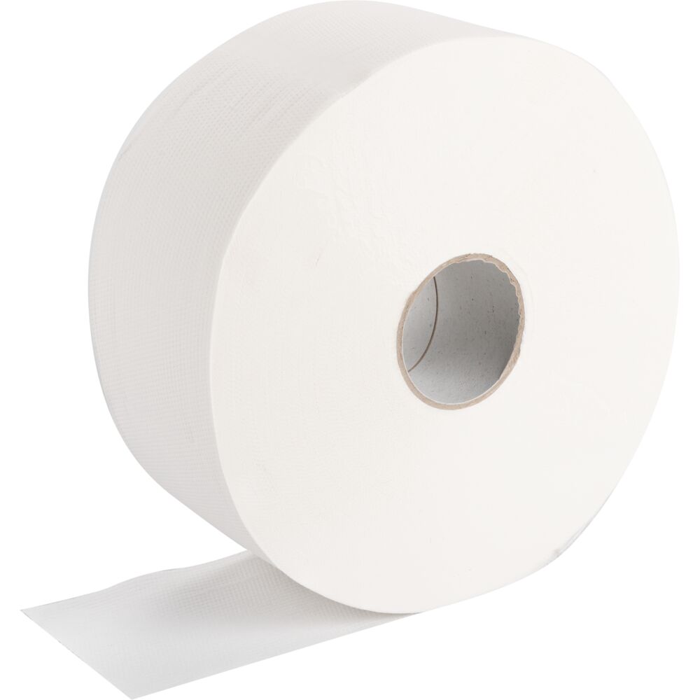Toalettpapir, Nøytral Excellent, Midi, 2-lags, 300m x9cm, hvit, nyfiber, Ø23,5cm