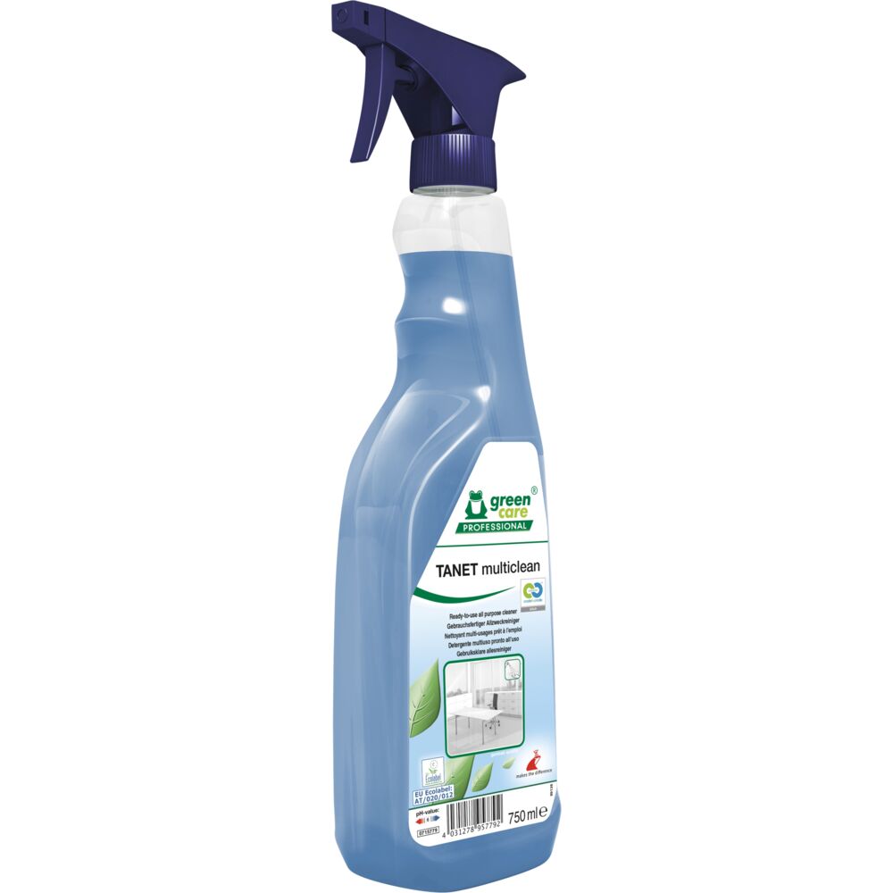 Universalrengjøring, Green Care Professional TANET Multiclean, 750 ml, klar-til-bruk, med farge og p