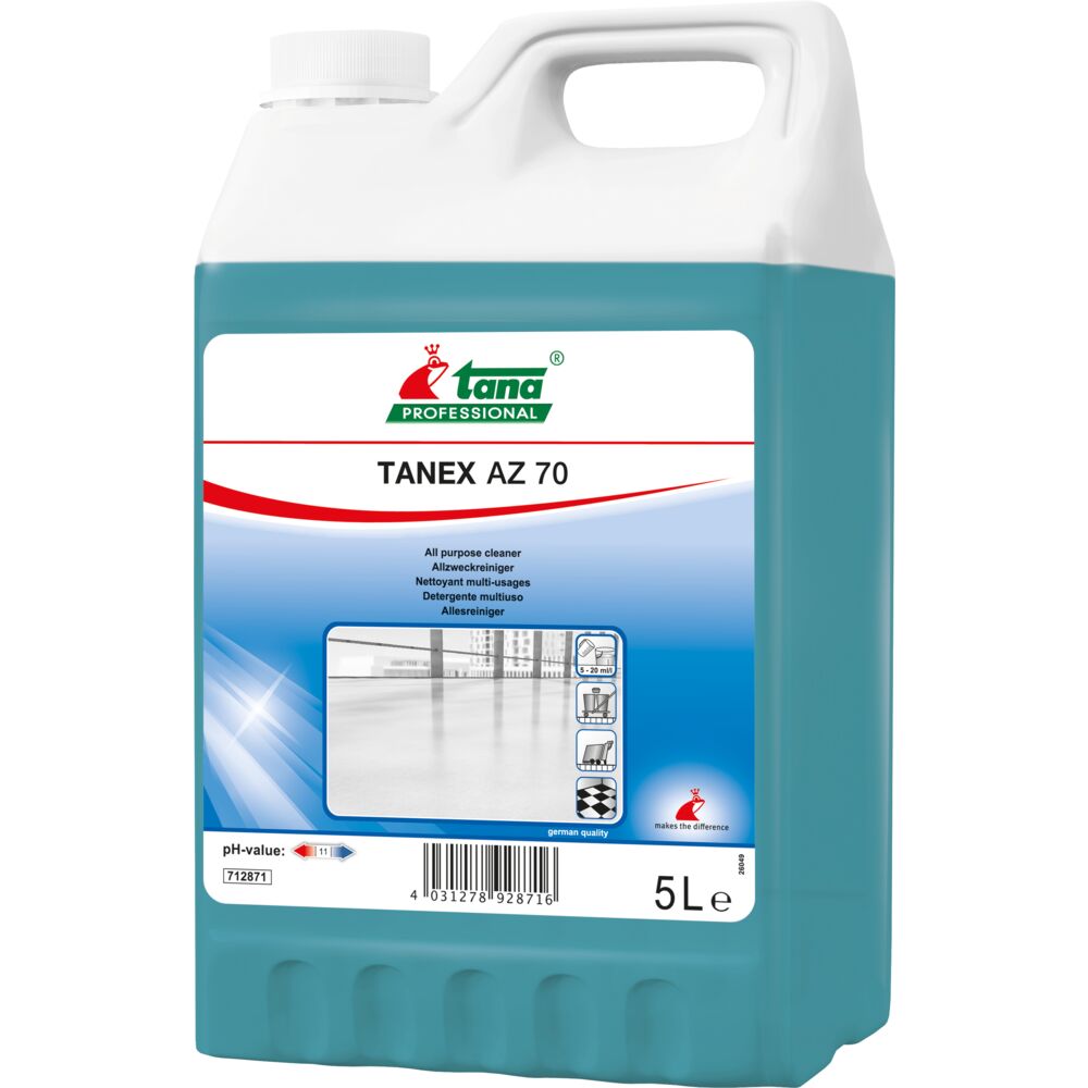 Universalrengjøring, Tana Professional TANEX AZ 70, 5 l, med farge og parfyme