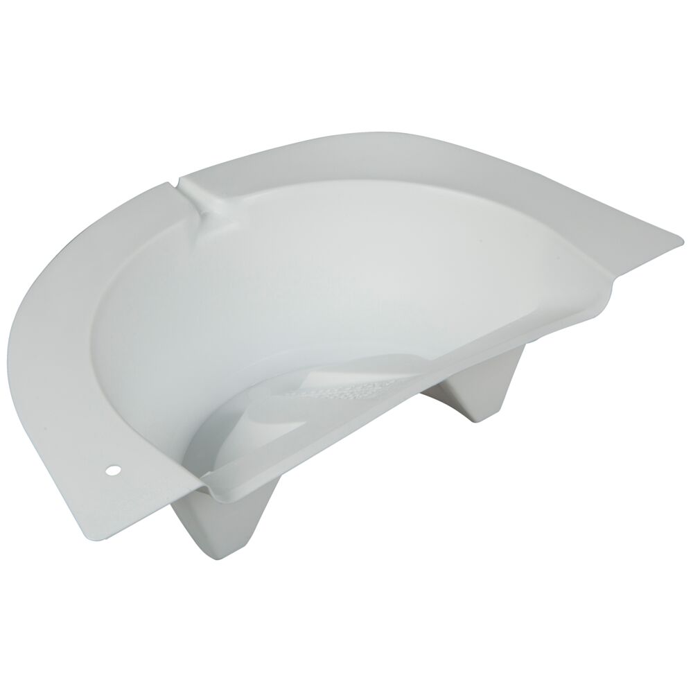 Urin- og avføringsoppsamler, Plasti-pan, One size, 33x21x10cm, 800 ml, hvit