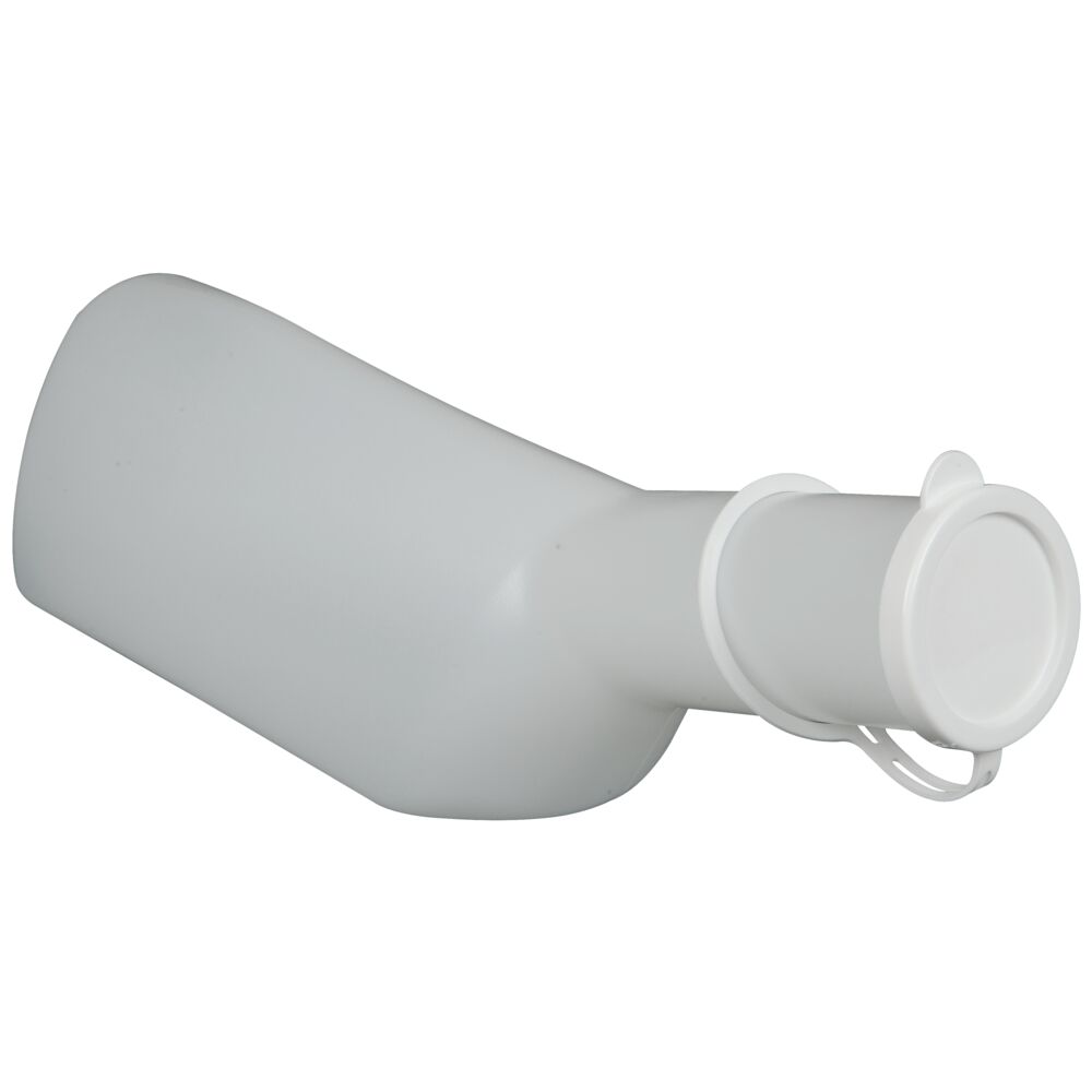 Urinkolbe, One size, 1000 ml, 30x10x13cm, klar, med lokk, usteril